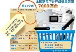 前11個月全國家電下鄉產品銷量突破7000萬臺 農村市場驅動下的家用電器銷售新格局